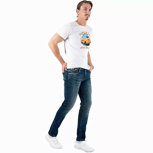 Miracle of Denim 5-Pocket-Jeans Ricardo Regular Fit Caledon Blue günstig online kaufen