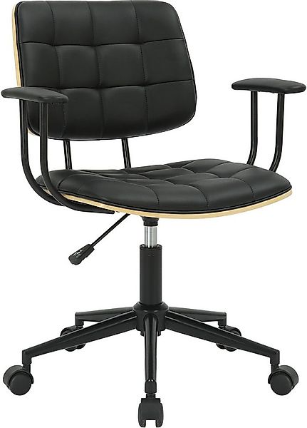 Guido Maria Kretschmer Home&Living Bürostuhl Synne, mit Steppung, Furnierho günstig online kaufen