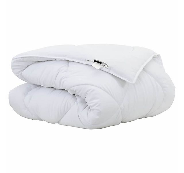 vidaXL Baumwollbettdecke Winterbettdecke Weiß 240 x 222 x 5 cm Polyester, B günstig online kaufen