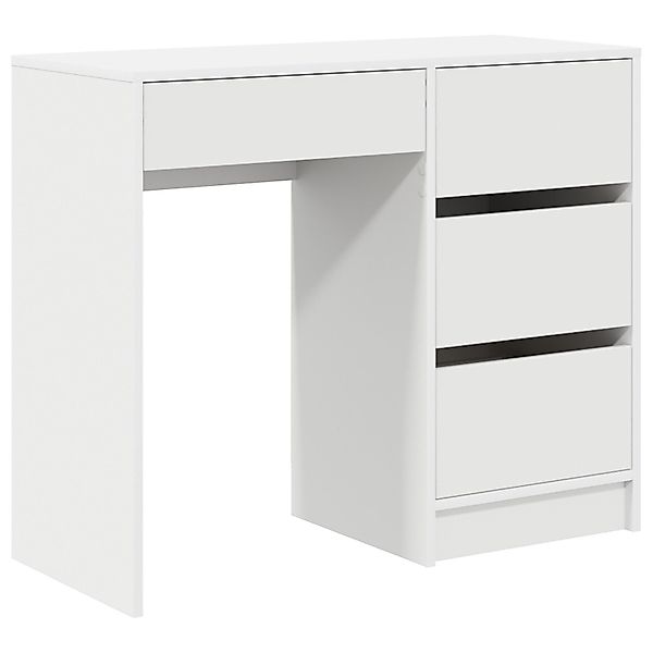 vidaXL Schreibtisch Weißer Schreibtisch Weiß MDF günstig online kaufen