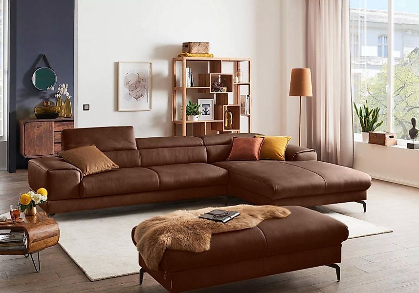 W.SCHILLIG Ecksofa "piedroo, Designsofa mit tollem Sitzkomfort, bequem, L-F günstig online kaufen