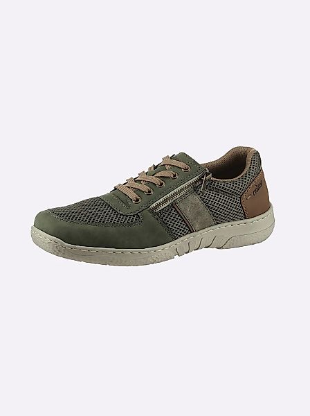 Rieker Sneaker, Halbschuh, Schnürschuh, Freizeitschuh mit seitlichem Reißve günstig online kaufen