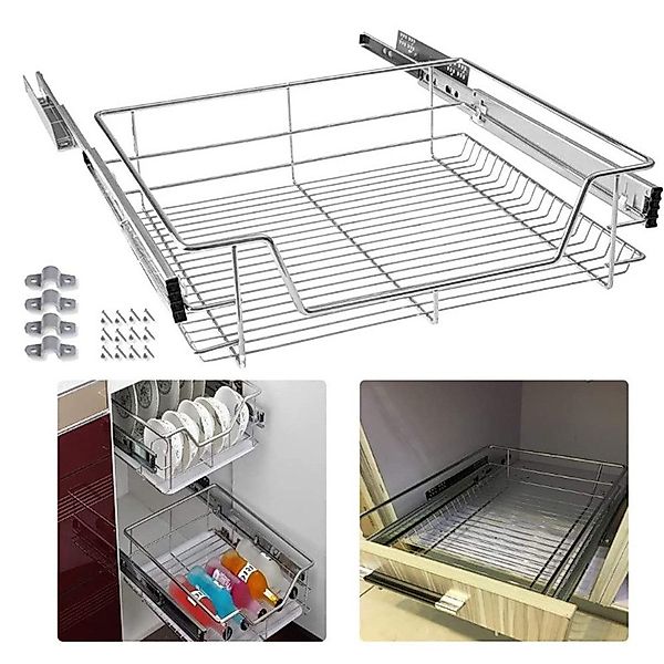 JEOBEST Auszug Teleskopschublade, für 56cm-Schrank, Küchenschublade, günstig online kaufen