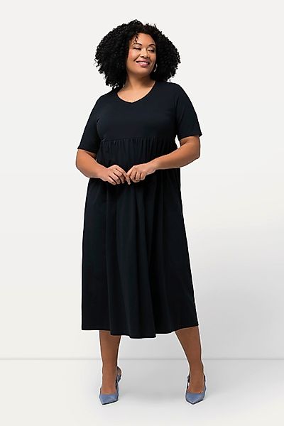 Ulla Popken Maxikleid Jerseykleid Empirenaht A-Linie günstig online kaufen