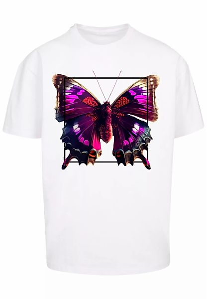 F4NT4STIC T-Shirt "Pink Schmetterling OVERSIZE TEE", Print günstig online kaufen