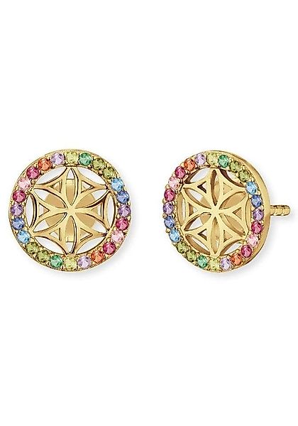 Engelsrufer Paar Ohrstecker Lebensblume, mit Zirkonia (synth) günstig online kaufen