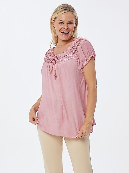 Body Needs Schlupfbluse Carmenbluse figurumspielend mit günstig online kaufen