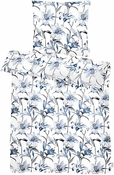 APELT Bettwäsche "Lilia GOTS" 2 Stk. tlg. Königs-Lilienblüten günstig online kaufen