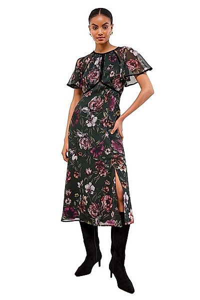 LIPSY Midikleid Lipsy Samt-Midikleid mit Flügelärmeln, Regular (1-tlg) günstig online kaufen