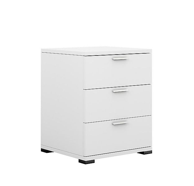 Vicco Nachtschrank Marseille, Weiß/Weiß, 46.2 x 60 cm (1-St) günstig online kaufen