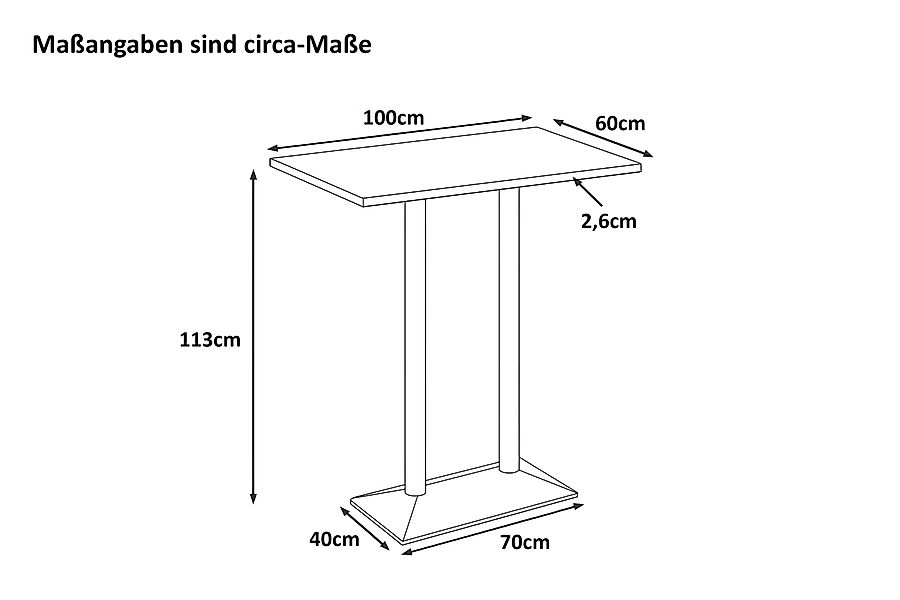 SAM® Bistrotisch Brasa, Akazien- oder Mangoholz, günstig online kaufen
