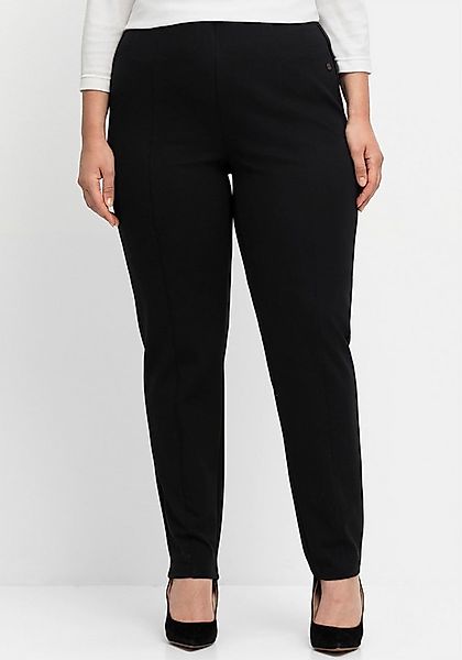 Sheego Jerseyhose Jerseyhose . aus hochwertiger Interlock-Qualität günstig online kaufen