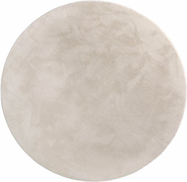 Paco Home Fellteppich "Kunstfell Soft 380" rund 14 mm Höhe Langflor, Kusche günstig online kaufen