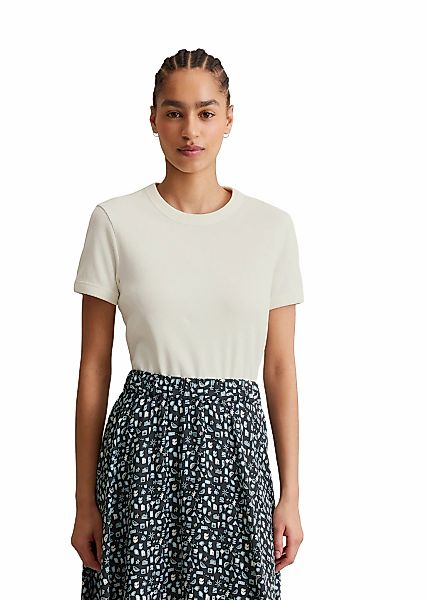 Marc OPolo DENIM T-Shirt "aus Eyelet-Single-Jersey" günstig online kaufen