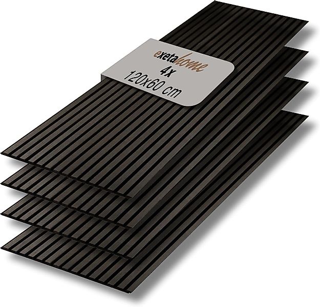 exeta Wandpaneel Akustikpaneele 4St je 60x120cm günstig online kaufen