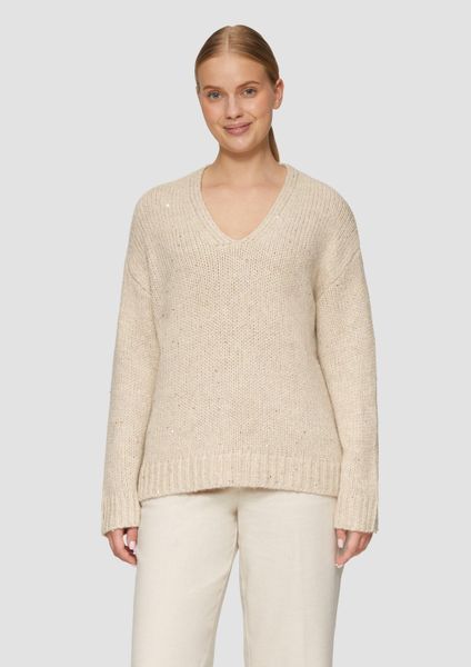 s.Oliver Longpullover Strickpullover Oversized Strickpullover mit günstig online kaufen