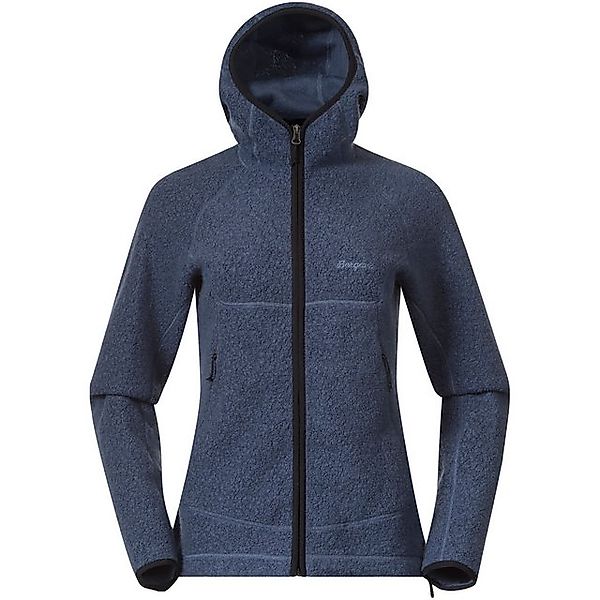 Bergans Fleecejacke Vaagaa Merino Terry Midlayer Hoodie Women granite blue günstig online kaufen