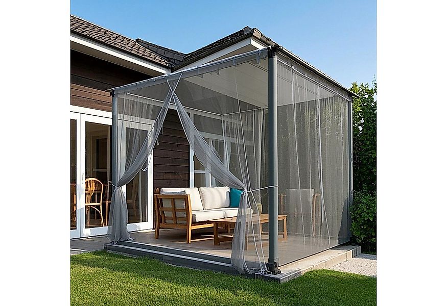 Jibenhome Moskitonetz Outdoor Vorhang,Moskitonetz für Innen und Außen,DIY ( günstig online kaufen