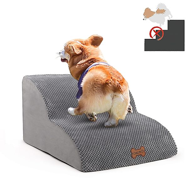 CALIYO Hunderampe Hundetreppe 2 Stufen rutschfest günstig online kaufen