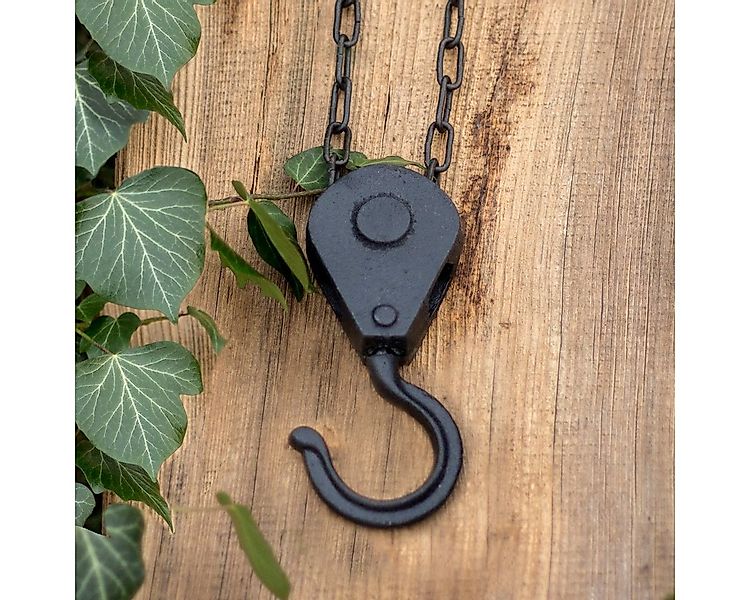 Antikas Blumenampel Dekorative Blumentopfhalter als Seilwinde, Haken mit St günstig online kaufen
