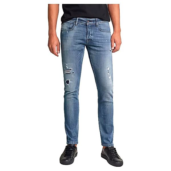 Salsa Jeans Clash Skinny Premium Wash Effect Jeans 33 Blue günstig online kaufen