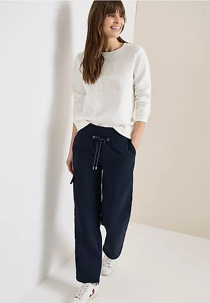 High Waist Straight Leg Hose im Loose Fit günstig online kaufen