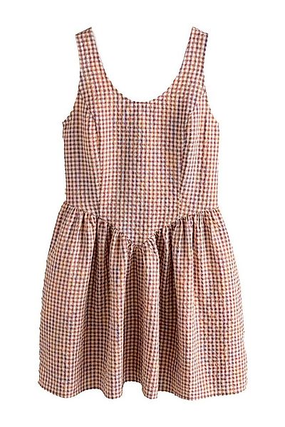 Next Minikleid Ärmelloses, tailliertes Minikleid, U-Ausschnitt (1-tlg) günstig online kaufen