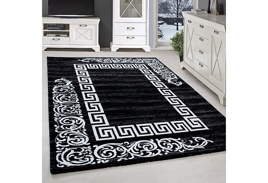 SIMPEX24 Designteppich Mäander Design, Läufer, Höhe: 12 mm, Modern Kurzflor günstig online kaufen