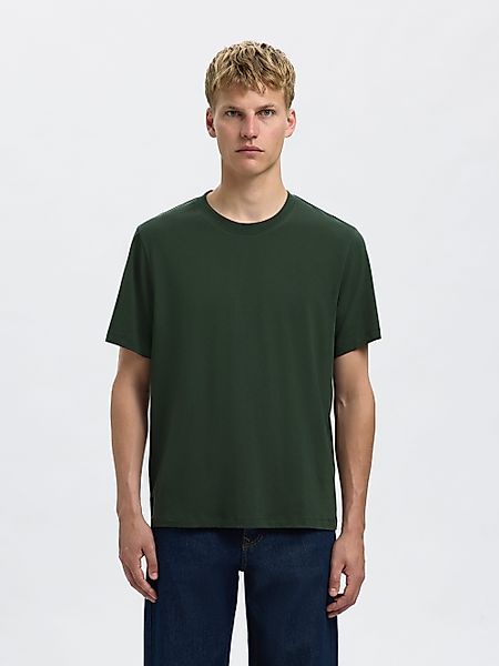 SELECTED HOMME Rundhalsshirt SLHASPEN SS O-NECK günstig online kaufen