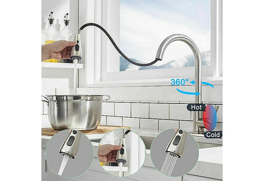 ibettertec Waschtischarmatur Wasserhahn Bad Schwarz,Waschtischarmatur Wasch günstig online kaufen