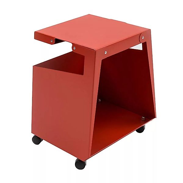 Danese - Smith Rollcontainer - rot/pulverbeschichtet/BxHxT 40x47,5x32,5cm günstig online kaufen