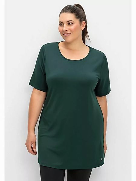 Sheego Longshirt "Große Größen", mit atmungsaktiver, schnelltrocknender Fun günstig online kaufen