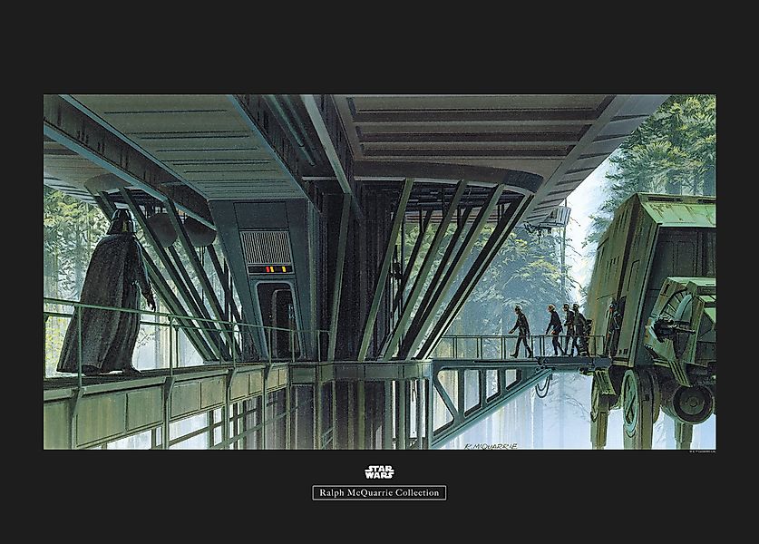 Komar Bild "Star Wars Classic RMQ Endor Dock", Star Wars, (1 St.), Wandbild günstig online kaufen