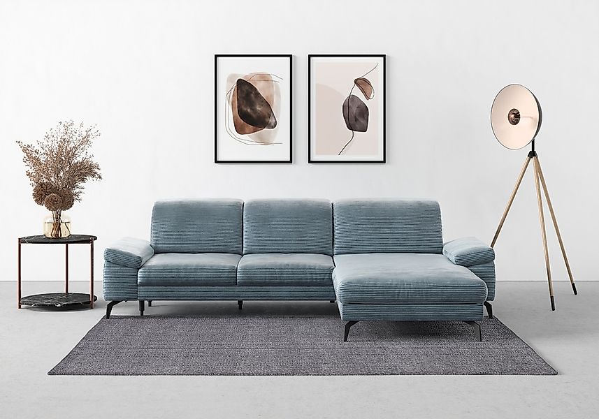 sit&more Ecksofa "Cabana L-Form", Recamiere, wahlweise mit Sitztiefen-, Arm günstig online kaufen
