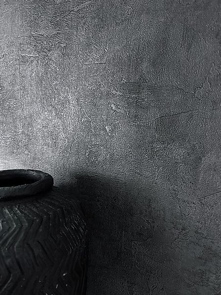 Newroom Vliestapete Milya Anthrazit Tapete Betontapete Beton,Zement,Putz-Op günstig online kaufen
