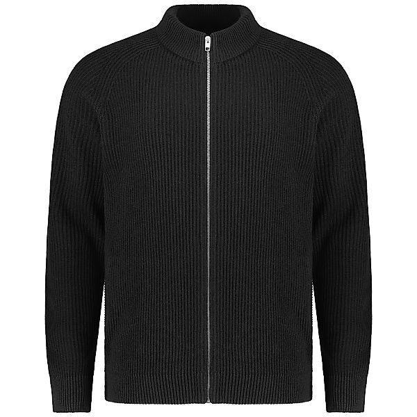 Jack&Jones Strickjacke aus Baumwollmischung Farbe schwarz Größe: 3XL günstig online kaufen