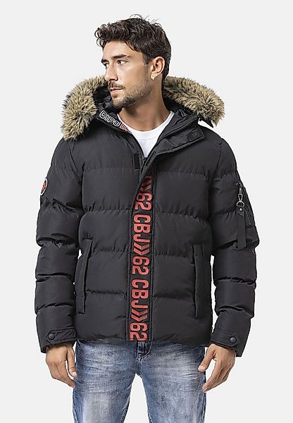 Cipo & Baxx Winterjacke CM227 warm gefüttert mit Fellkapuze & Cipo & Baxx F günstig online kaufen
