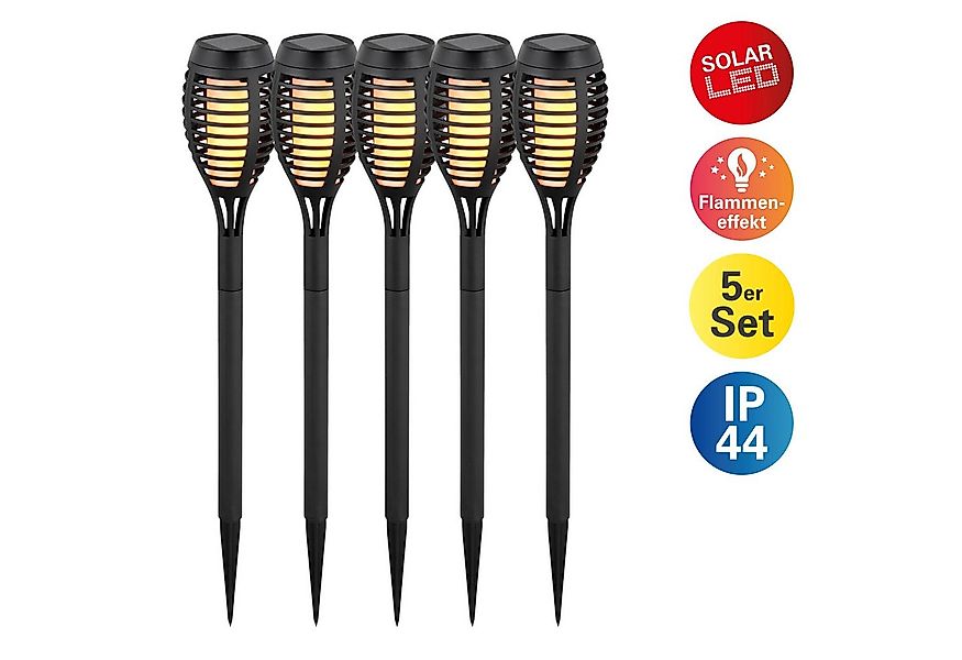 näve LED Solarleuchte Fanilo, Tageslichtsensor, LED fest integriert, Warmwe günstig online kaufen