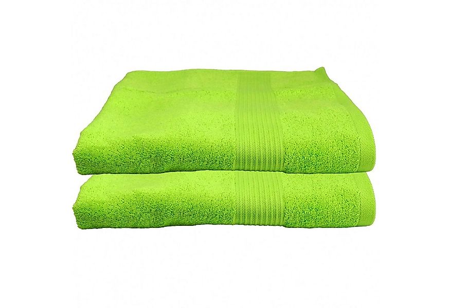 Julie Julsen Duschtücher 2-Duschtücher-Apfelgrün-Duschtuch 70 x 140 cm, Bau günstig online kaufen