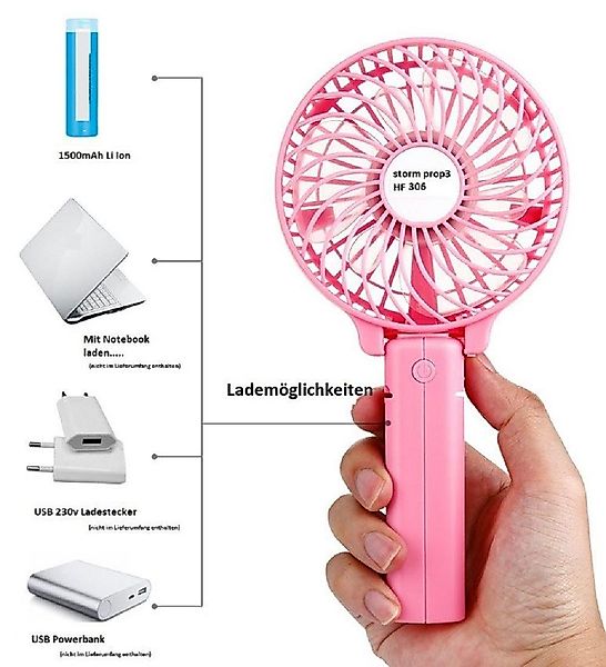 RheVeTec RheFLEX Handventilator Handventilator wiederaufladbar"StormProp3" günstig online kaufen