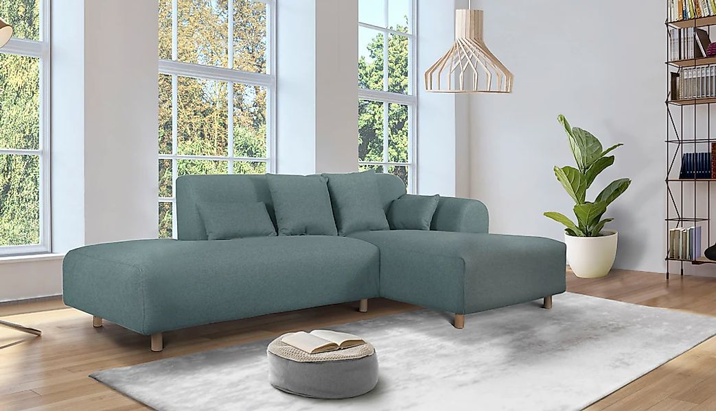 Home affaire Ecksofa "Svennis L-Form" incl. Zierkissen, in 2 Bezugsvariante günstig online kaufen