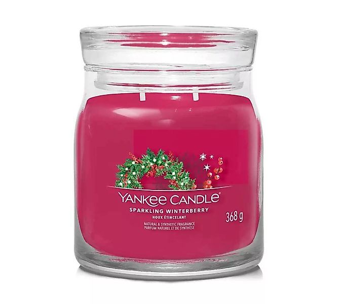 Yankee Candle Duftkerze Signature Sparkling Winterberry 368 g günstig online kaufen