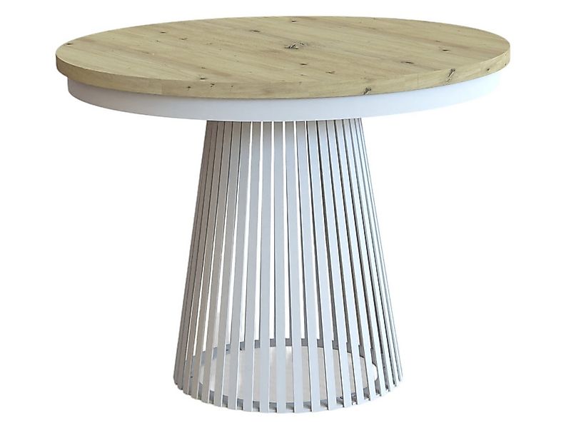 Compleo Esstisch Rund, Säulengestell mit Rillenstruktur DAST (TOPSELLER), A günstig online kaufen