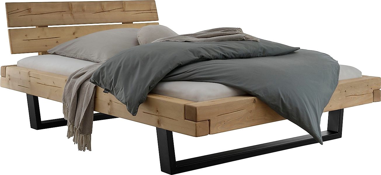 Home affaire Massivholzbett Ultima Balkenbett Doppelbett, günstig online kaufen
