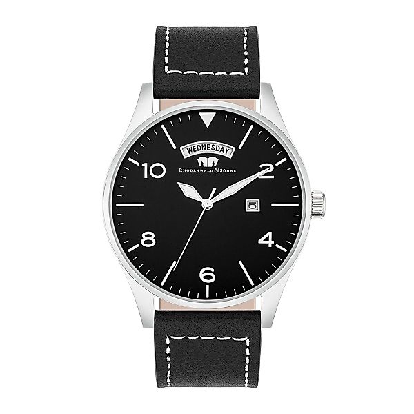 Rhodenwald & Söhne Quarzuhr Vintage schwarz, günstig online kaufen