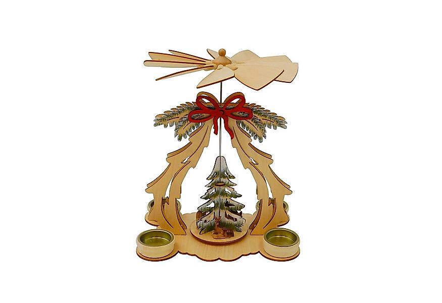 HTI-Living Weihnachtspyramide Weihnachtspyramide mit Tannenbaum und Schleif günstig online kaufen