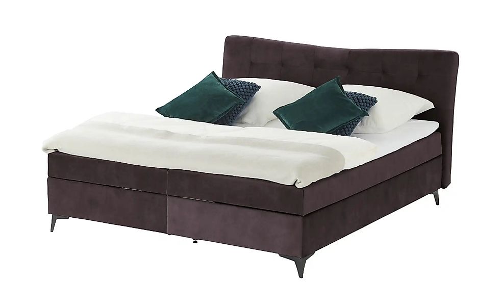 Boxbett mit Bettkasten Melrose ¦ lila/violett ¦ Maße (cm): B: 182 H: 109 Be günstig online kaufen