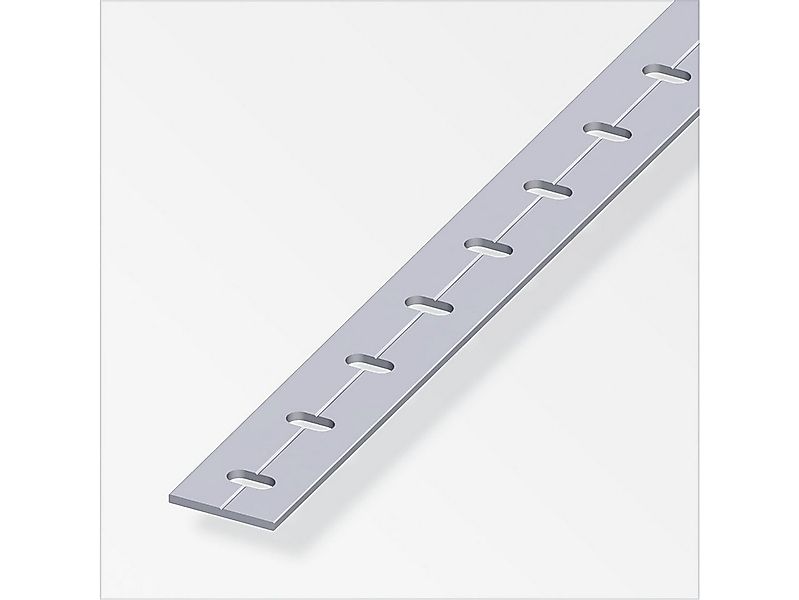 alfer Profil alfer Flachprofil Aluminium roh blank gelocht günstig online kaufen