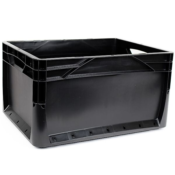 Eurobox-System Box Vollwand 40 x 30 x 22 cm Schwarz günstig online kaufen