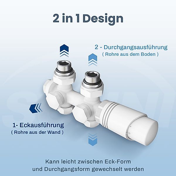 SONNI Badheizkörper Badheizkörper Weiß Heizkörper Design günstig online kaufen